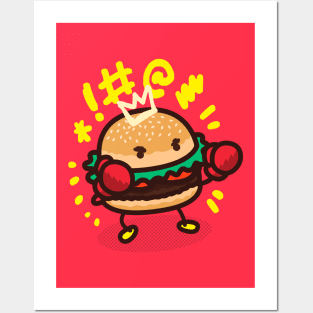 Fighting Burger Posters and Art